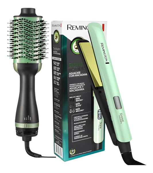 Combo Plancha Cepillo Aguacate