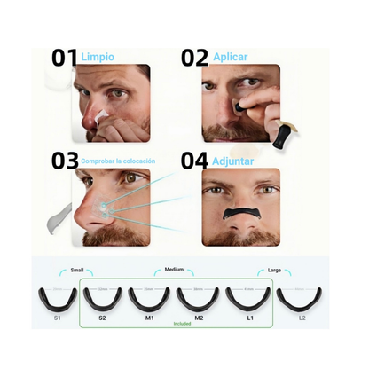 Dilatador Nasal Magnético Antirronquidos